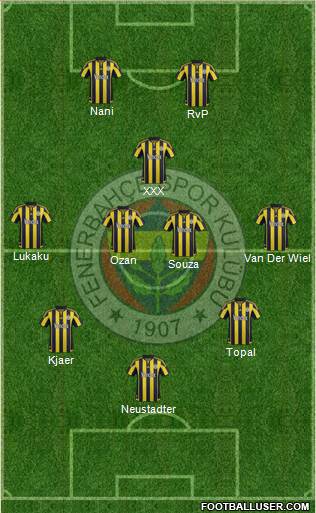 Fenerbahçe SK Formation 2016