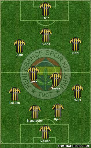 Fenerbahçe SK Formation 2016