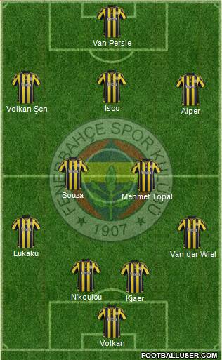 Fenerbahçe SK Formation 2016