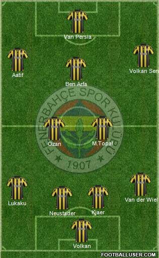 Fenerbahçe SK Formation 2016