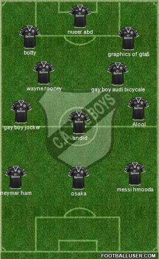 All Boys Formation 2016