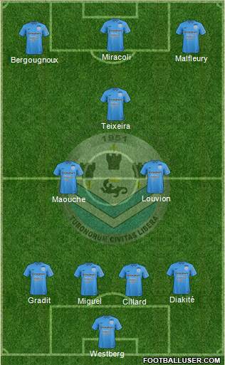 Tours Football Club Formation 2016