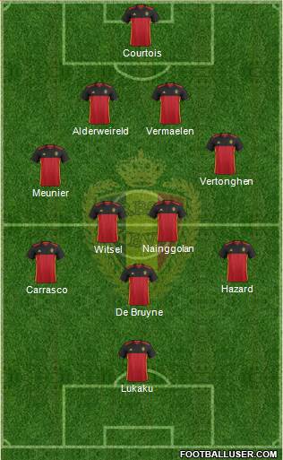 Belgium Formation 2016