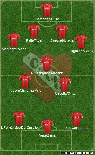 Independiente Formation 2016