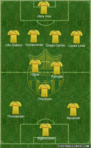 FC Nantes Formation 2016