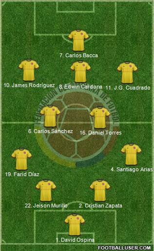 Colombia Formation 2016