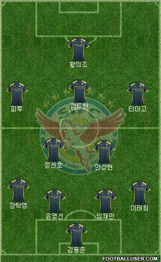 Seongnam Ilhwa Chunma Formation 2016