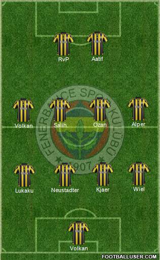 Fenerbahçe SK Formation 2016