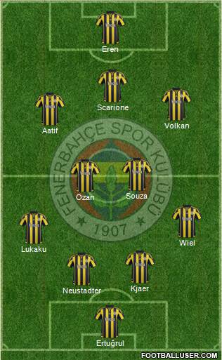 Fenerbahçe SK Formation 2016