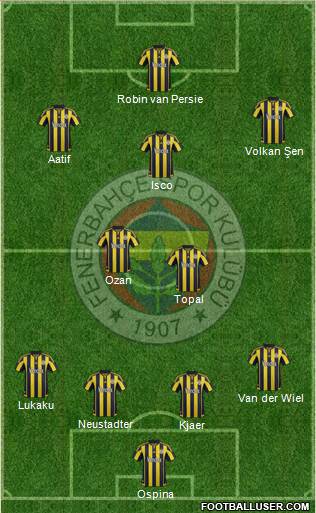Fenerbahçe SK Formation 2016