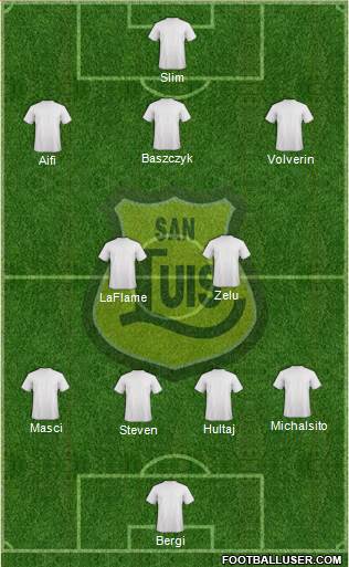 CD San Luis S.A.D.P. Formation 2016