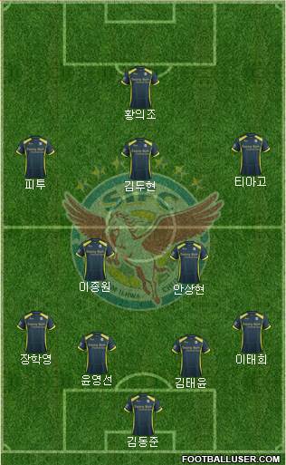 Seongnam Ilhwa Chunma Formation 2016