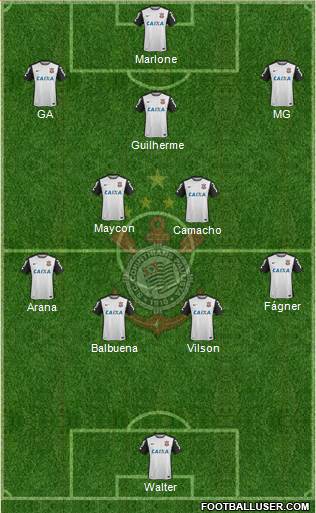 SC Corinthians Paulista Formation 2016
