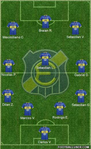 CD Everton de Viña del Mar S.A.D.P. Formation 2016