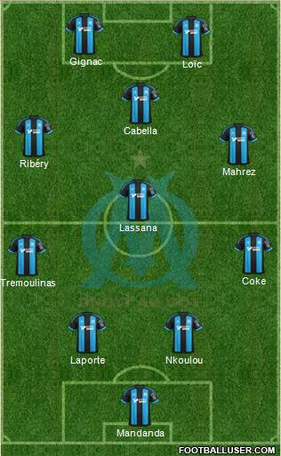 Olympique de Marseille Formation 2016