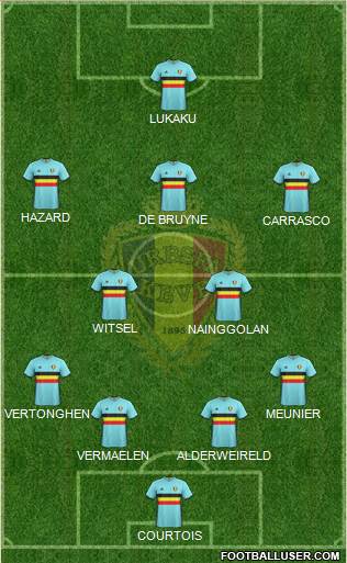 Belgium Formation 2016