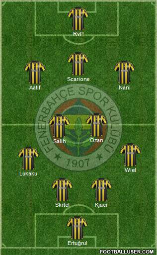 Fenerbahçe SK Formation 2016
