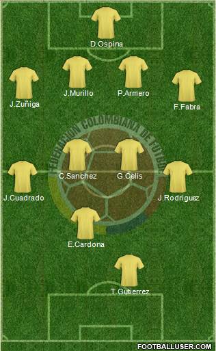 Colombia Formation 2016
