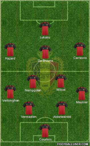 Belgium Formation 2016