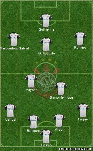 SC Corinthians Paulista Formation 2016