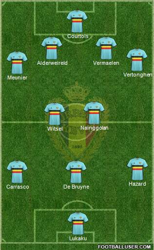 Belgium Formation 2016