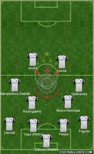 SC Corinthians Paulista Formation 2016