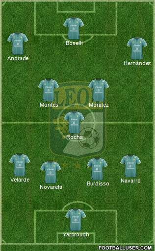 Club Deportivo León Formation 2016