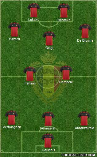 Belgium Formation 2016