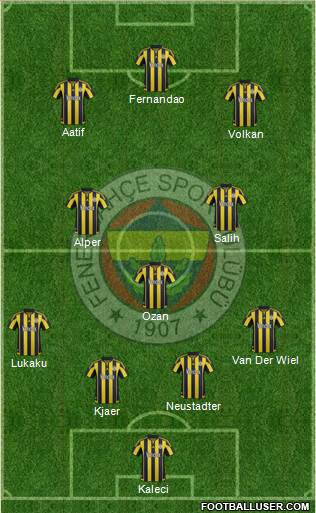Fenerbahçe SK Formation 2016