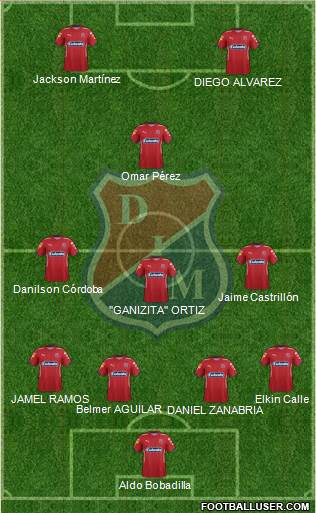 CD Independiente Medellín Formation 2016