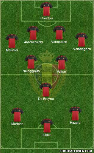 Belgium Formation 2016