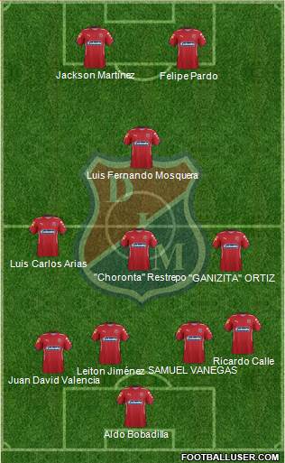 CD Independiente Medellín Formation 2016