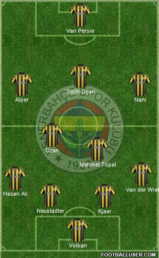 Fenerbahçe SK Formation 2016