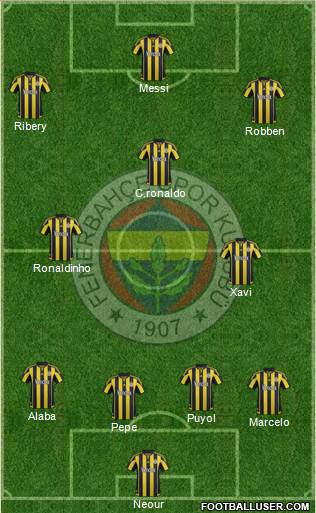 Fenerbahçe SK Formation 2016