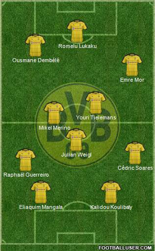 Borussia Dortmund Formation 2016