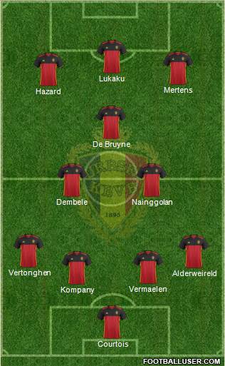 Belgium Formation 2016