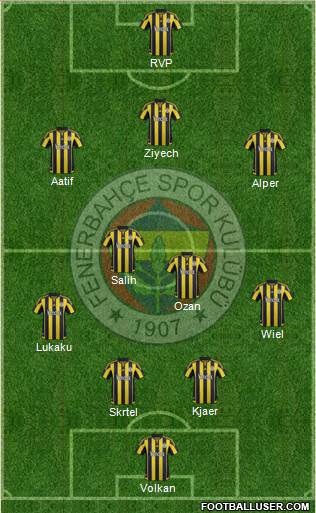Fenerbahçe SK Formation 2016