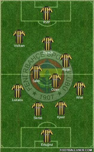 Fenerbahçe SK Formation 2016