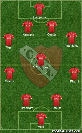 Independiente Formation 2016