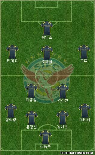 Seongnam Ilhwa Chunma Formation 2016