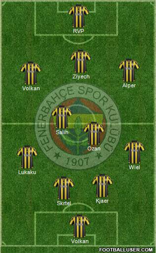 Fenerbahçe SK Formation 2016