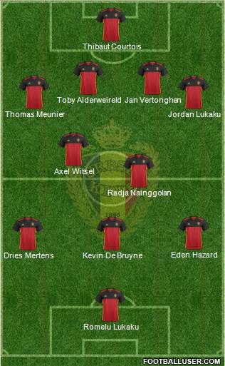 Belgium Formation 2016