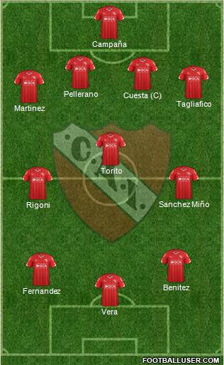 Independiente Formation 2016