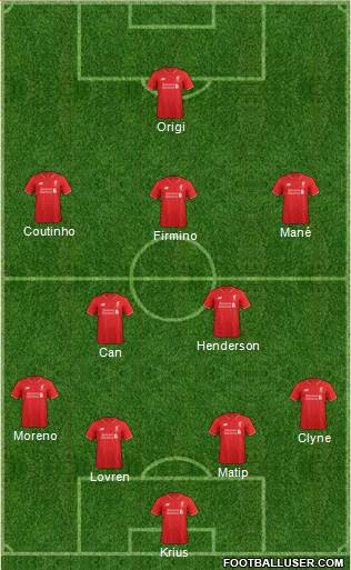 Liverpool Formation 2016