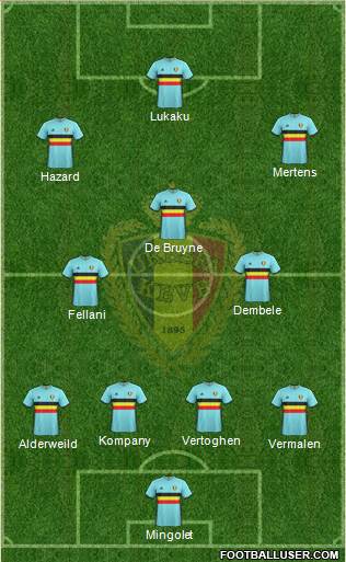 Belgium Formation 2016