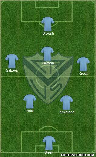 Vélez Sarsfield Formation 2016