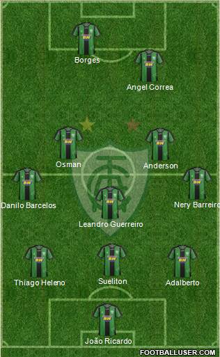 América FC (MG) Formation 2016