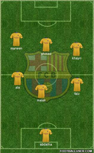F.C. Barcelona Formation 2016