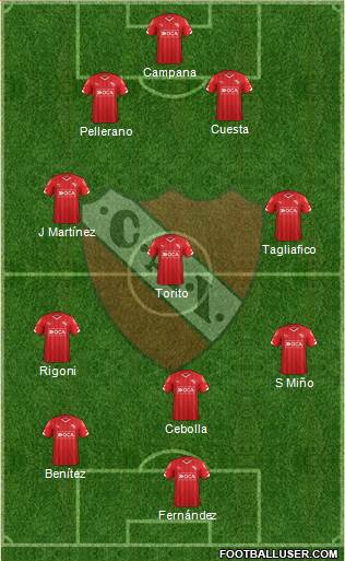 Independiente Formation 2016