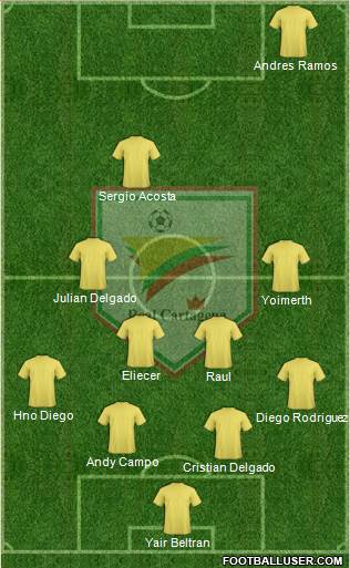 CD Real Cartagena Formation 2016